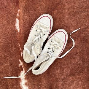 White High Top Converse